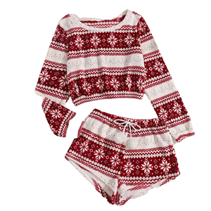 Plus Size Christmas Loungewear Sets