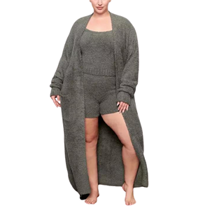 Plus Size Fuzzy Loungewear Sets