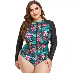 Plus Size Long Sleeve Swimsuits
