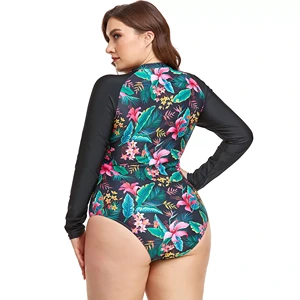 Plus Size Long Sleeve Swimsuits