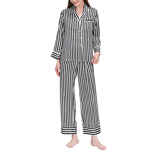 Striped Silk Pajamas