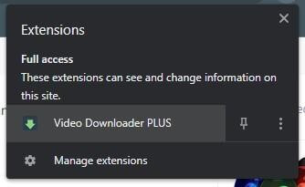Using Video Downloader Plus