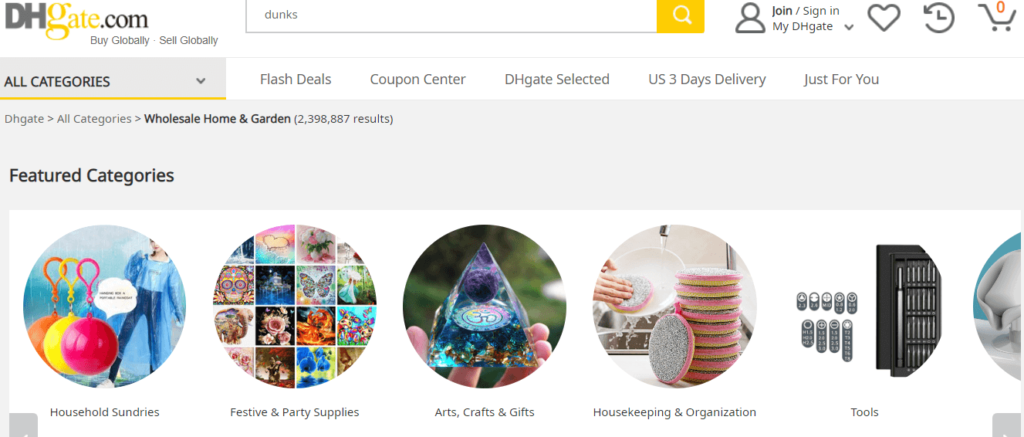 DHgate wholesale home decor suppliers