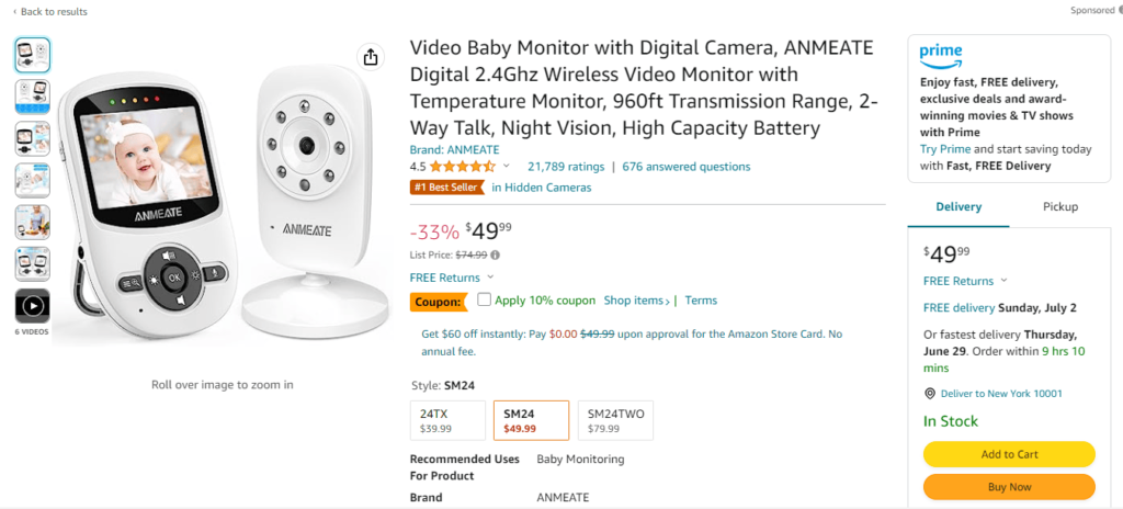 Baby Monitor Amazon