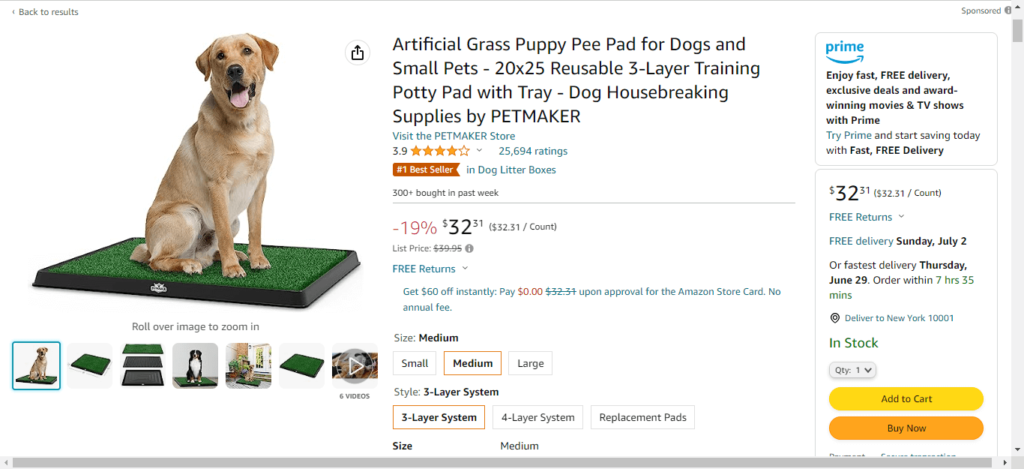 Dog Grass - Amazon