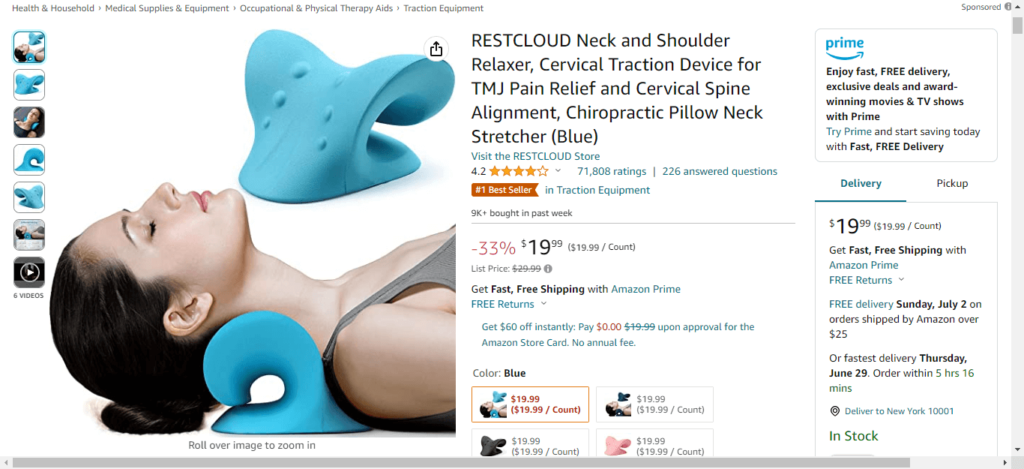 Neck and Shoulder Relaxer - Amazon