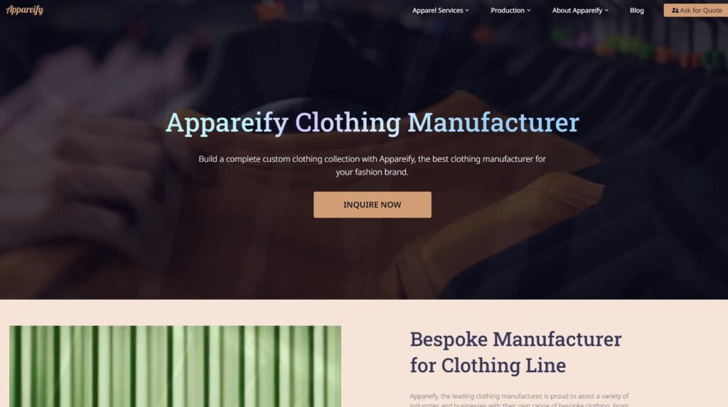 Low MOQ Clothing Manufacturer-Appareify