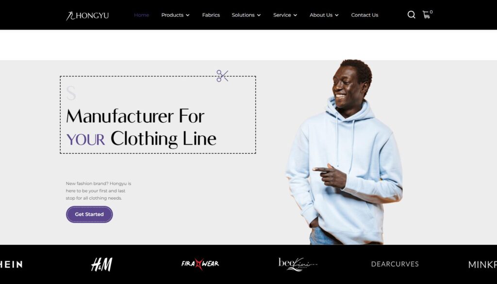 Low MOQ Clothing Manufacturer-Hongyu Apparel