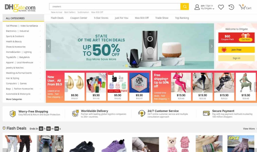 DHGATE  as a Competitor of aliexpress