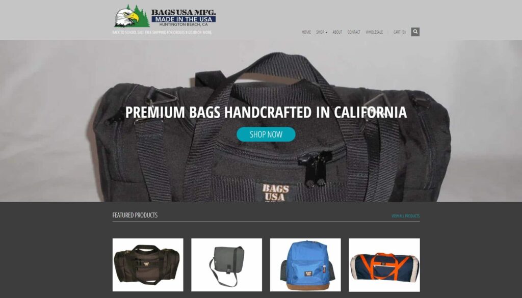 BAGS USA MFG