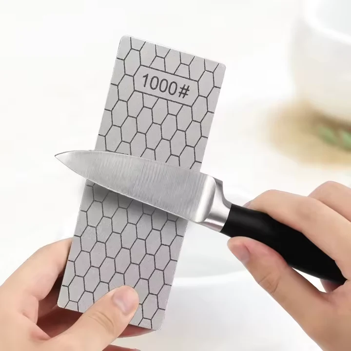 double side diamond whetstone knife sharpener