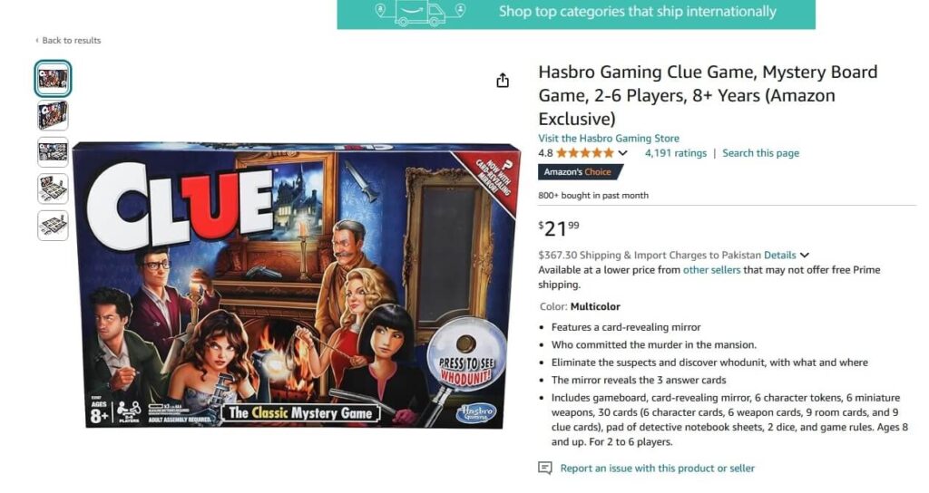 Board Games on Amazon