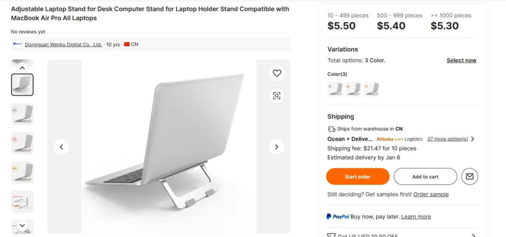 Macbook Laptop Stand on Alibaba