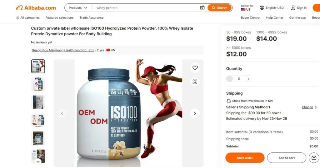 Health Supplements on Alibaba