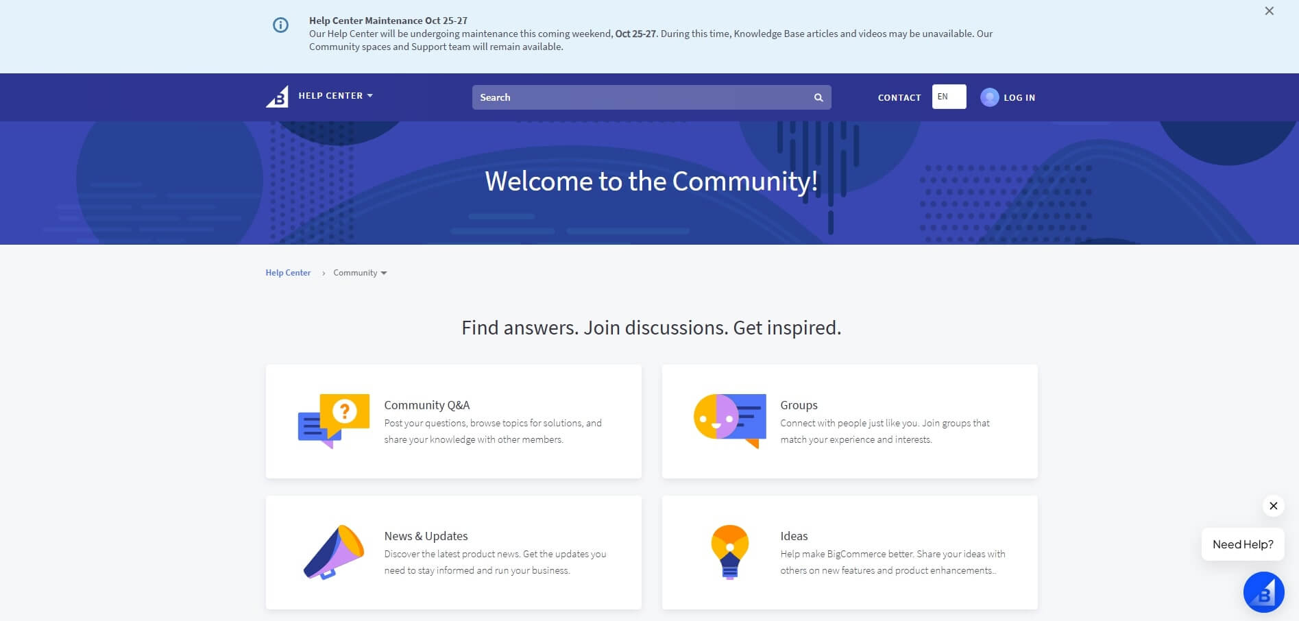 BigCommerce Community Forum