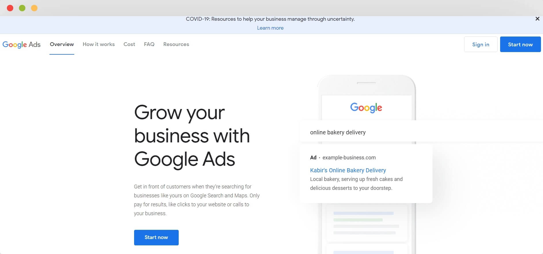 Google Ads Signup