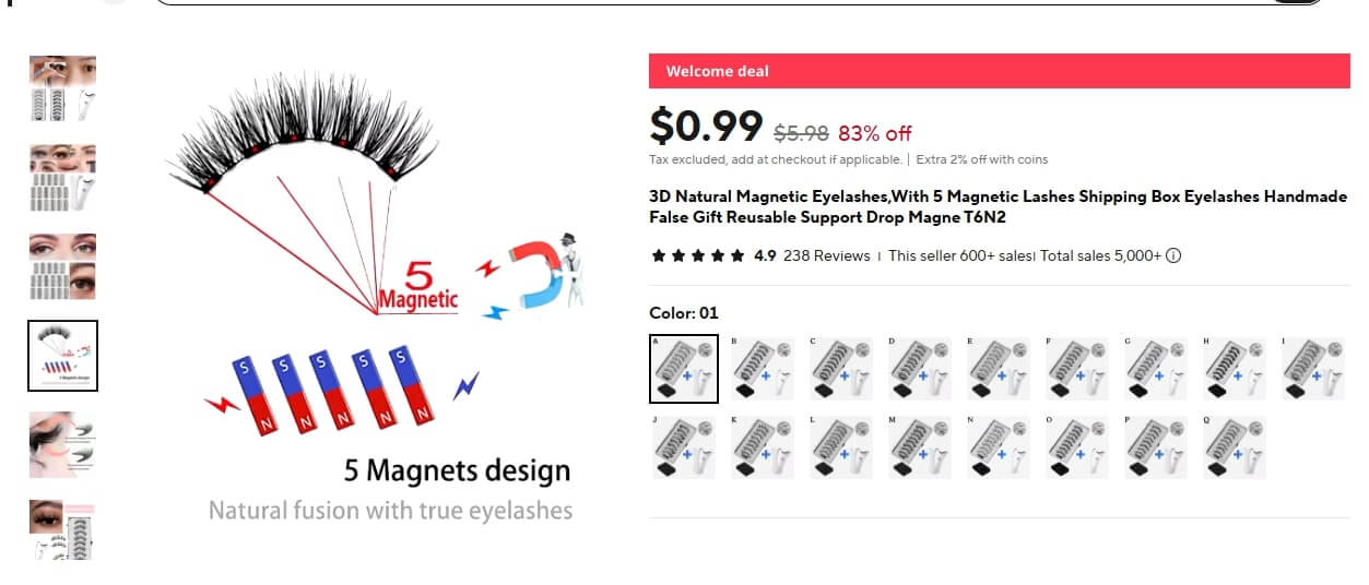 Magnetic Eyelashes