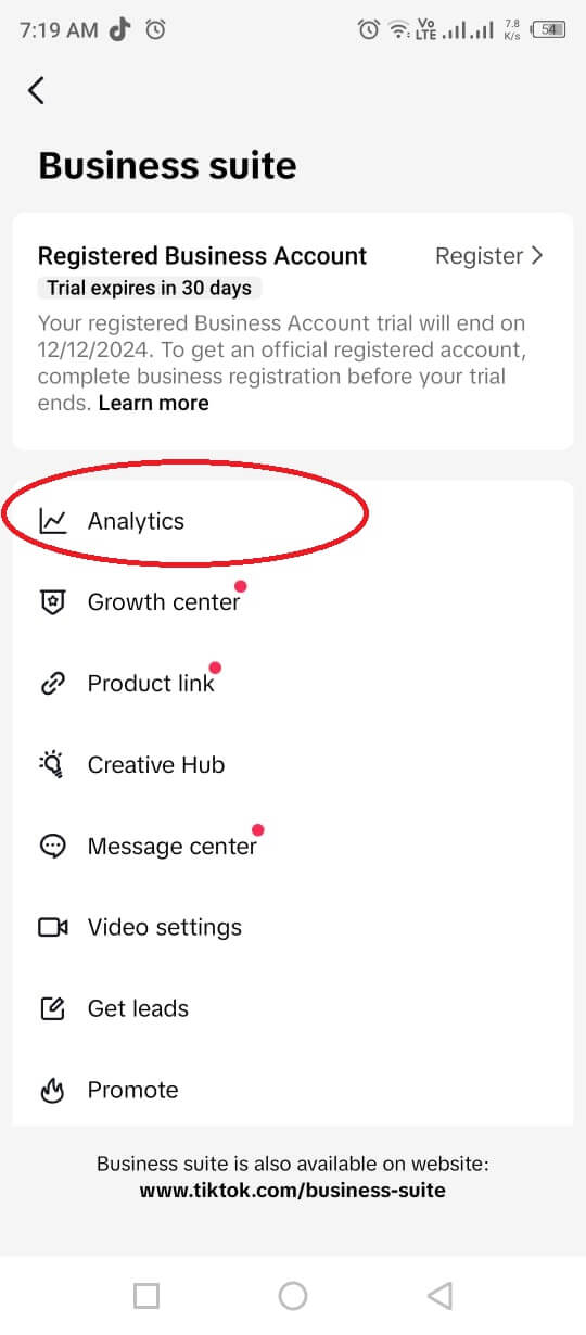 Tiktok Analytics