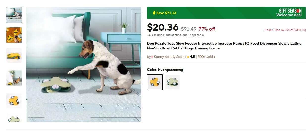 Dog Interactive Toys