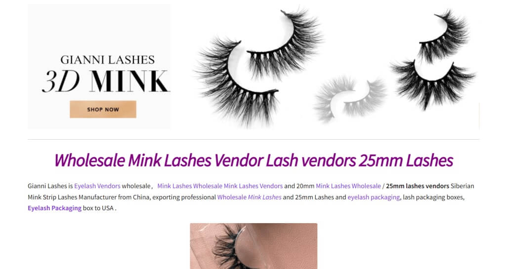 Gianni Lashes