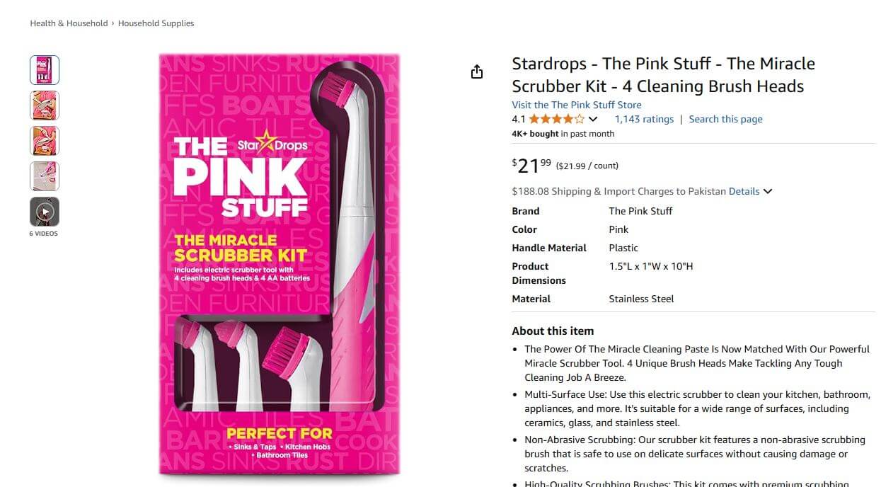 The Pink Stuff Cleaning Paste