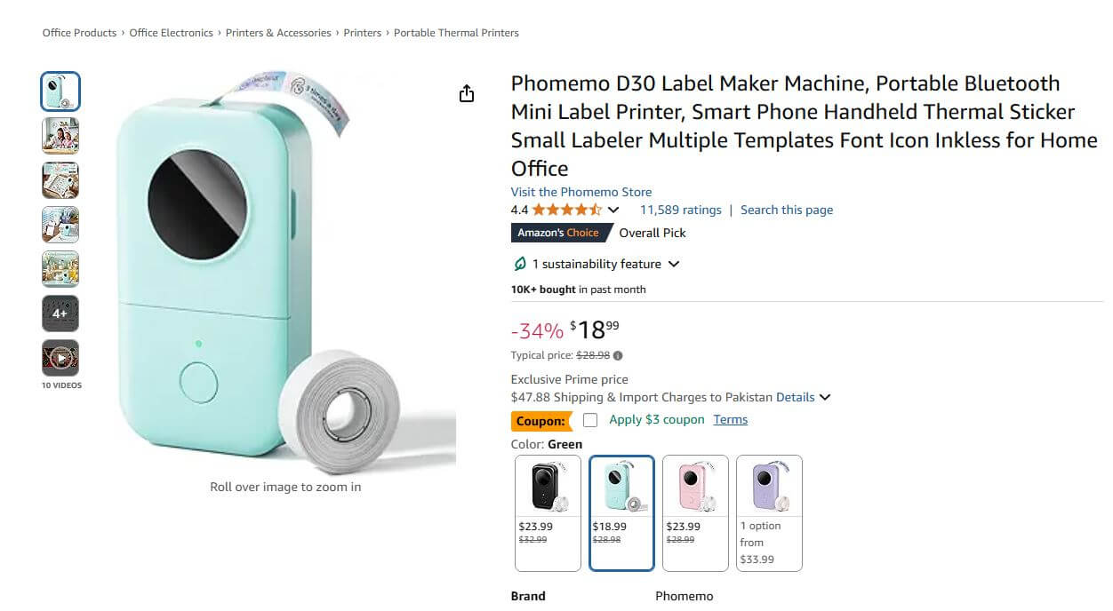 Phomemo Mini Label Maker