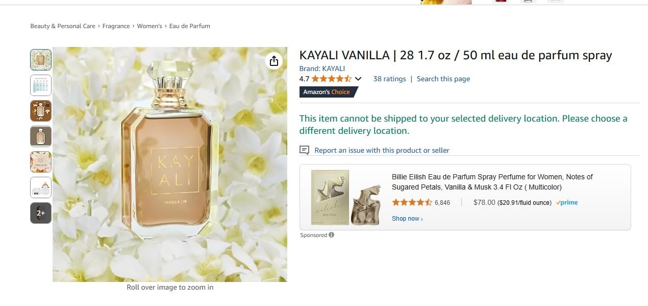 Kayali Vanilla 28 Perfume