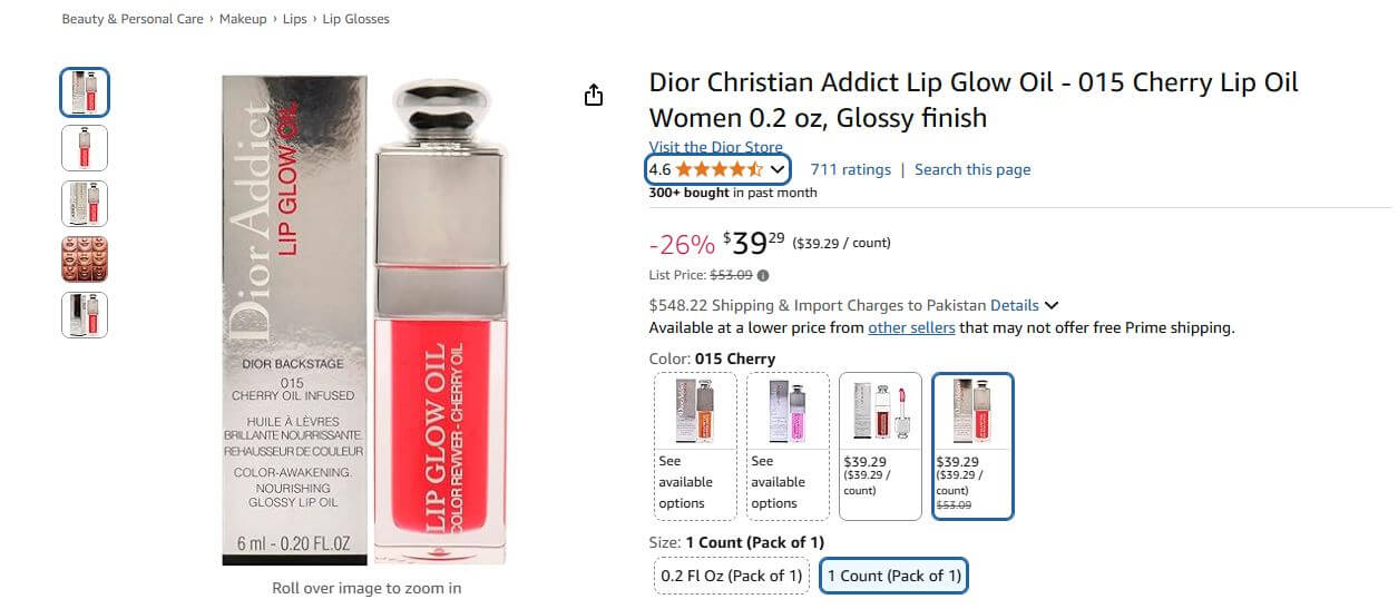 Dior Addict Lip Glow Oil