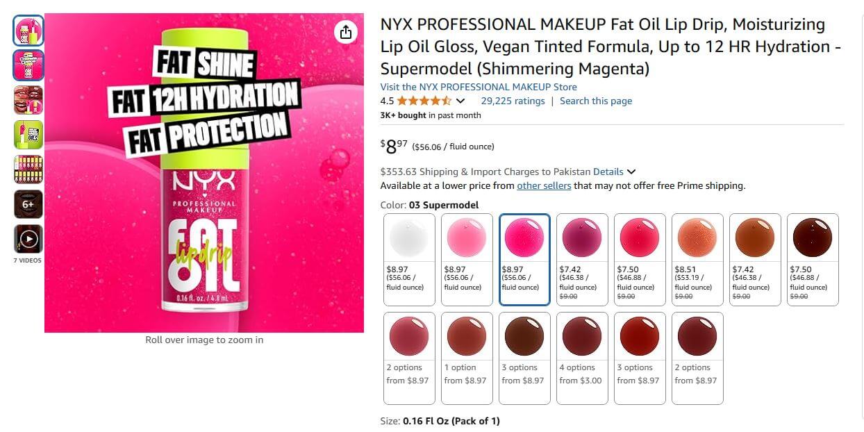 NYX Fat Oil Lip Drip