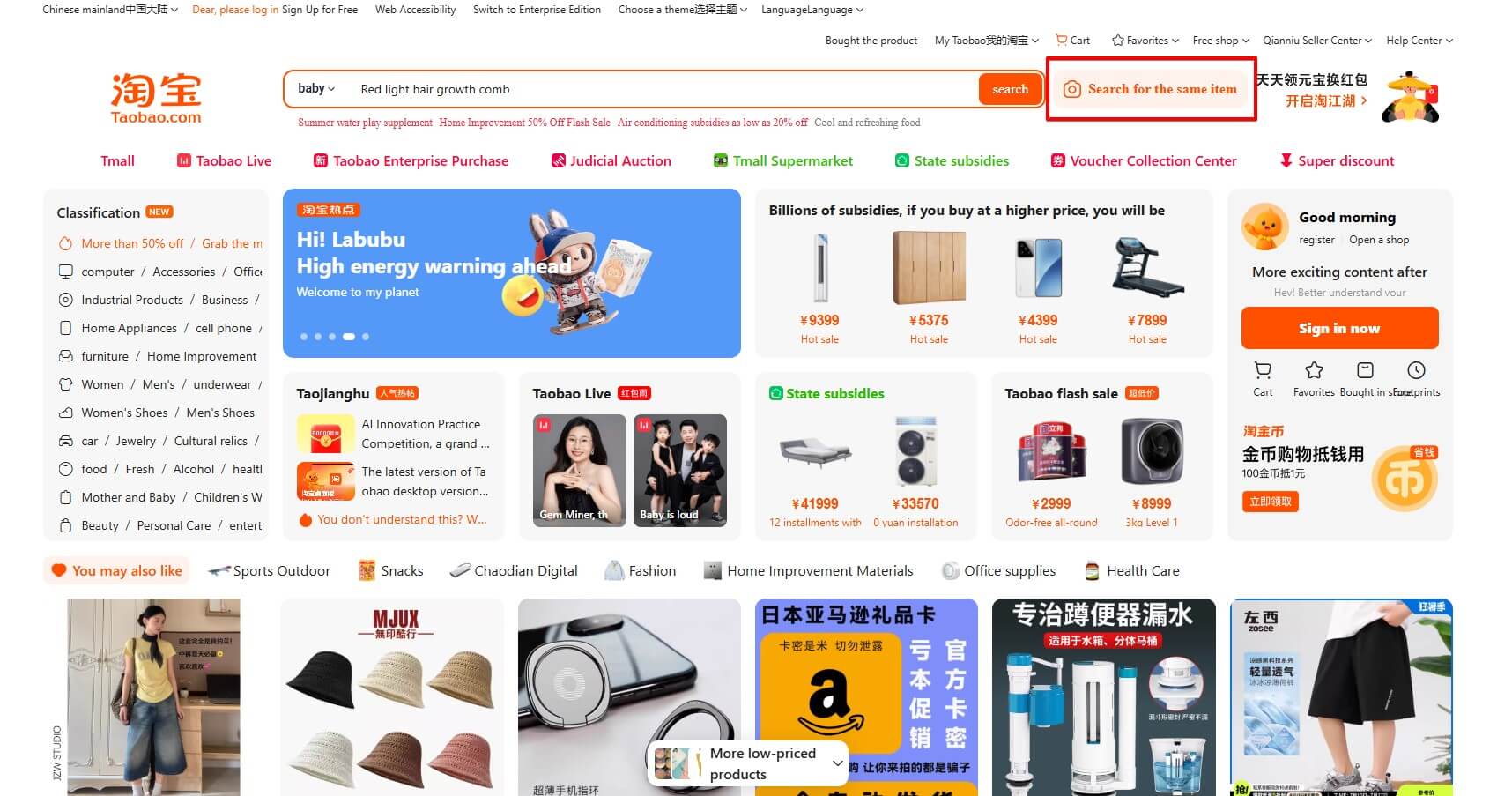 What Is Taobao Image Search