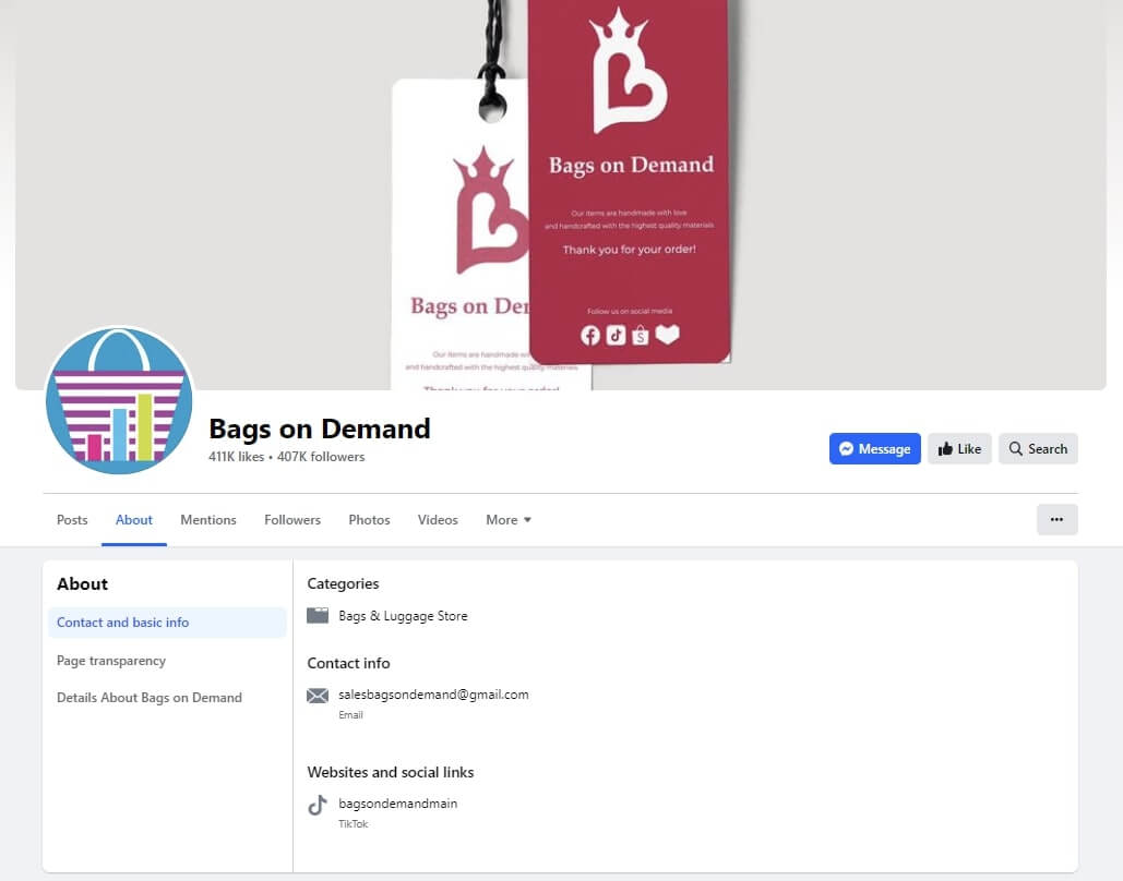 Bags on Demand