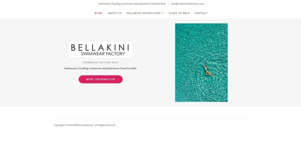 Bellakini Swimwear Factory (Indonesia)