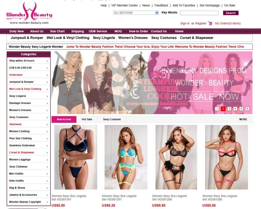 Wonder Beauty Lingerie