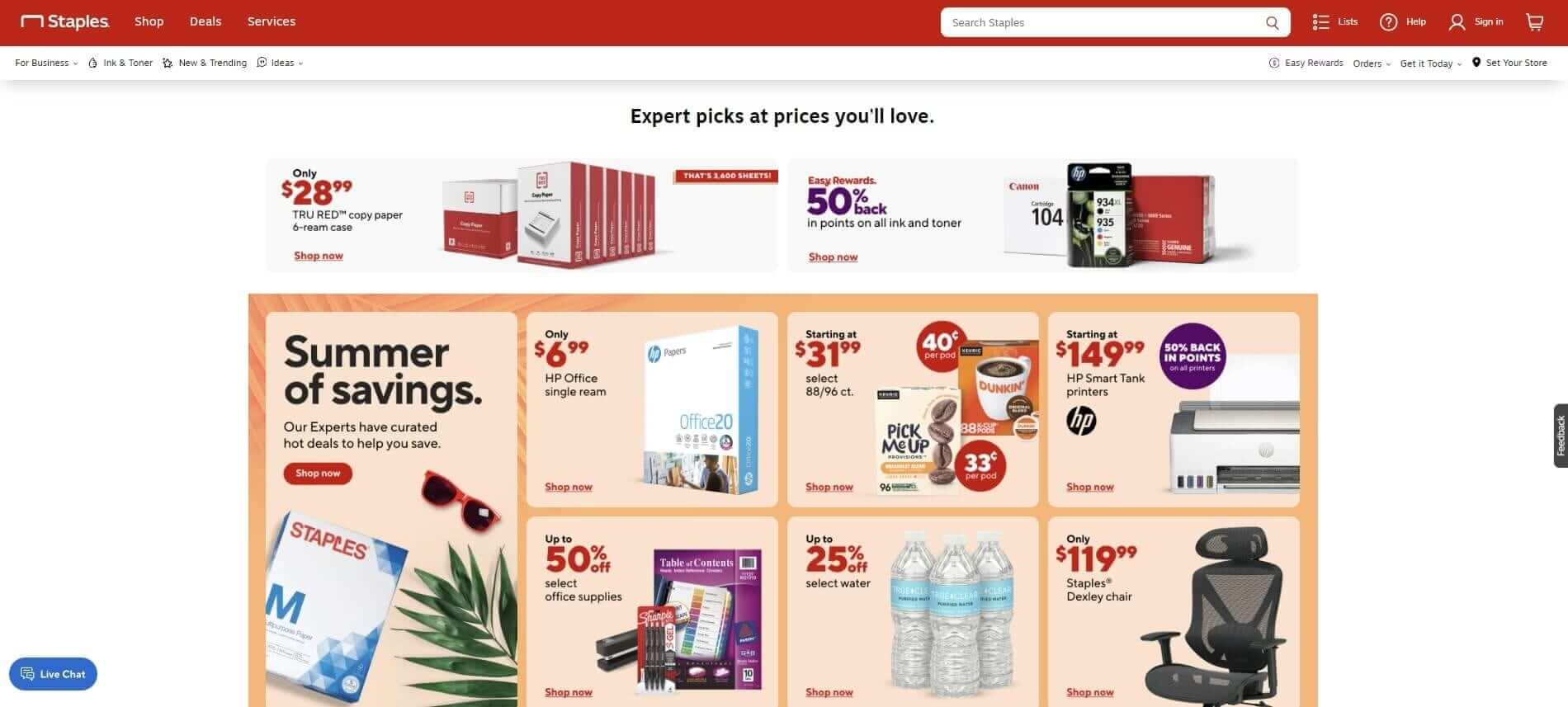 Staples