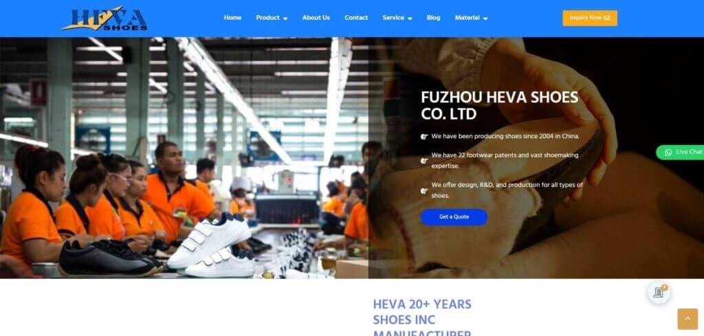 Fuzhou HEVA Shoes Co., Ltd.