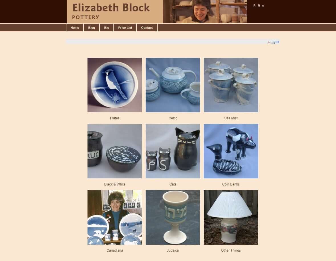 Elizabeth Block Pottery