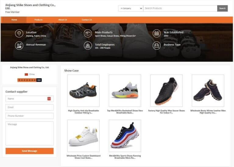 Jinjiang Shike Shoes and Clothing Co., Ltd.