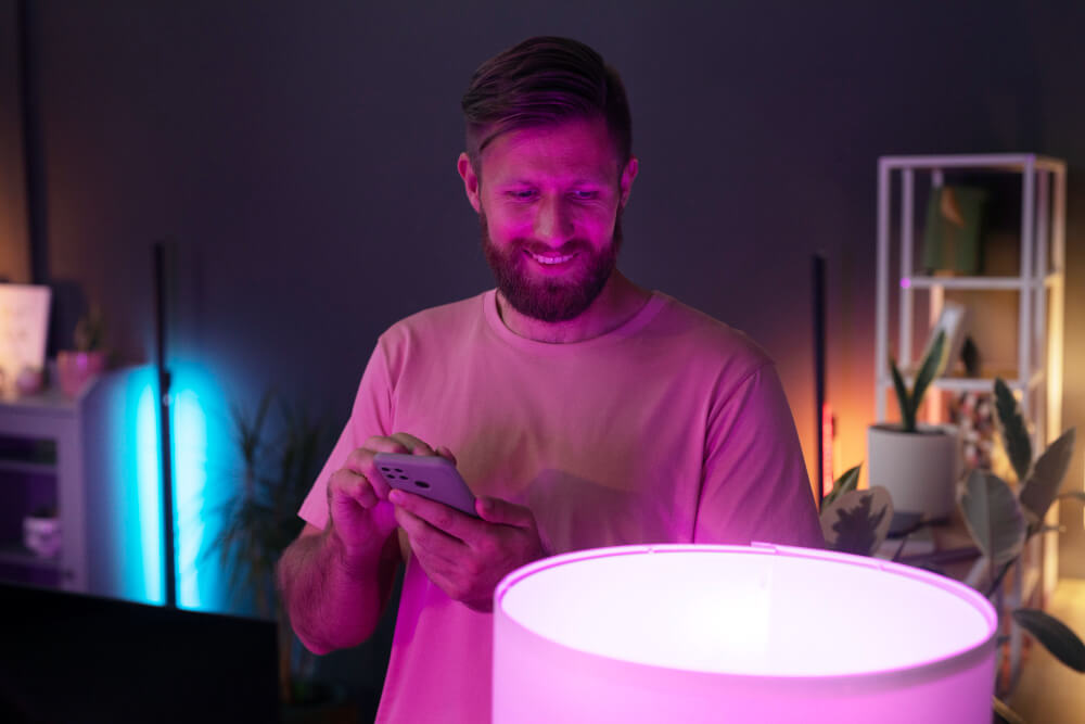 Mini Projector with Smart Phone