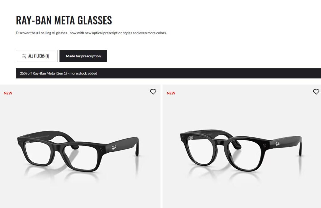 Ray-Ban Meta Smart Glasses
