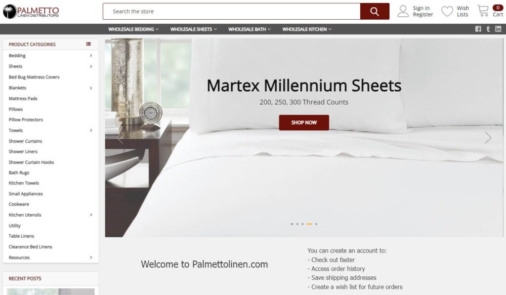 Palmetto Linen Distributors