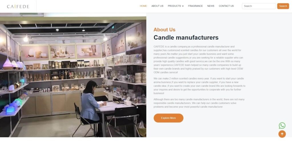 Caifede Candle Manufacturers (China)