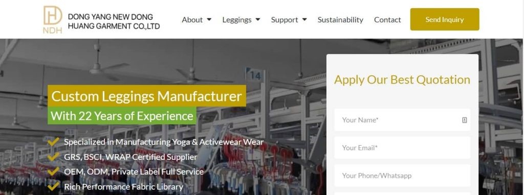 NDH Leggings Supplier