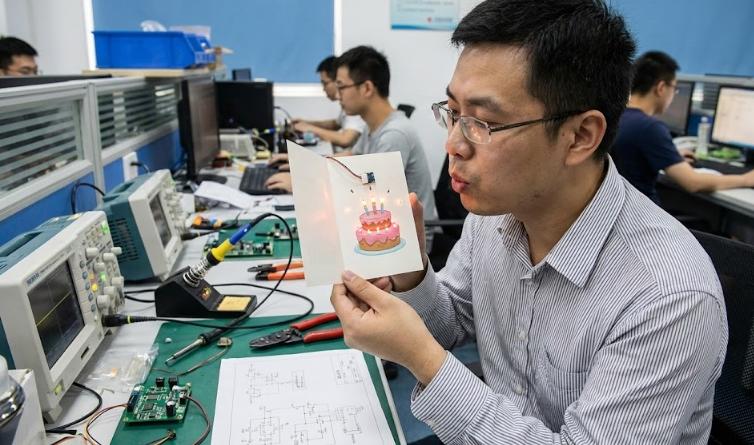 China-Electronics & Innovation in Hallmark Cards