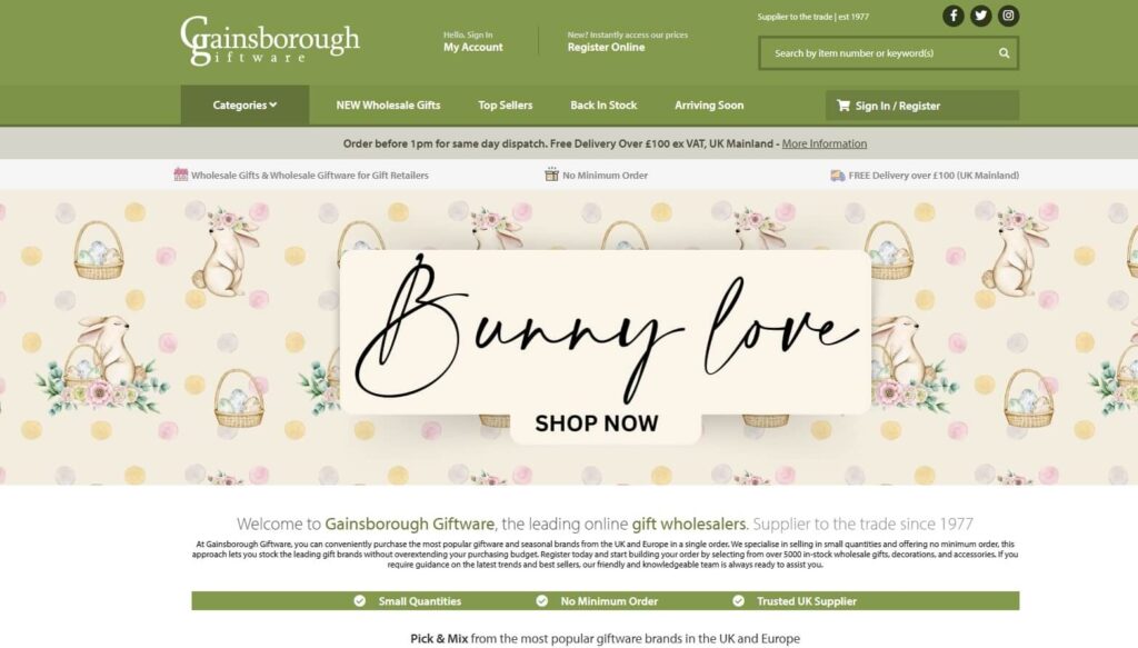 Gainsborough Giftware