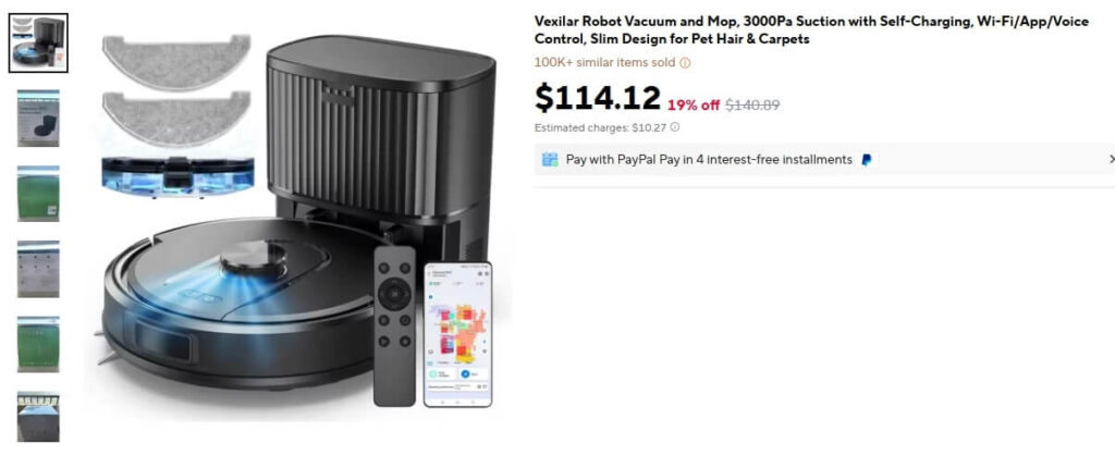 AI Robot Vacuum & Mop Combo