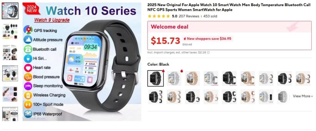 Advanced Budget Smartwatch