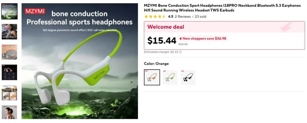 Bone Conduction Sport Headphones