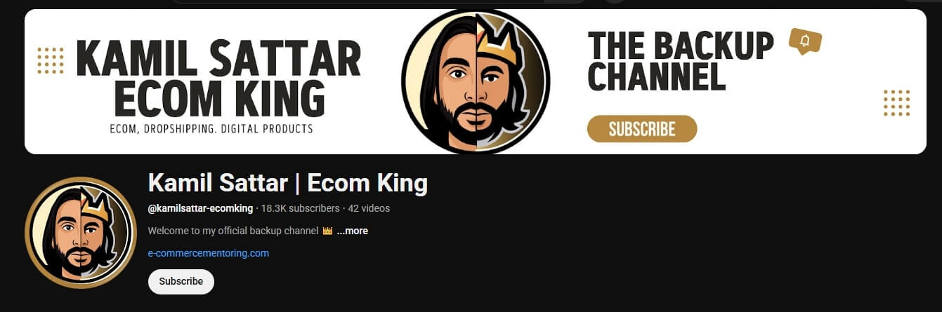 The Ecom King (Kamil Sattar)