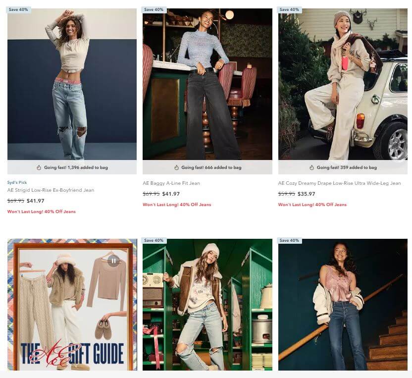 American Eagle Jeans USA