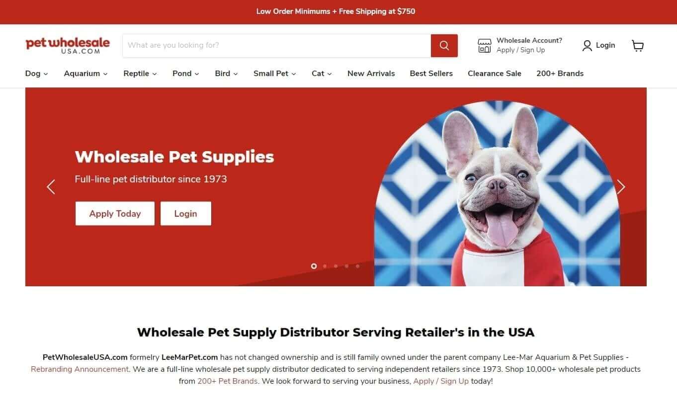 Pet Wholesale USA formerly Lee Mar Pet
